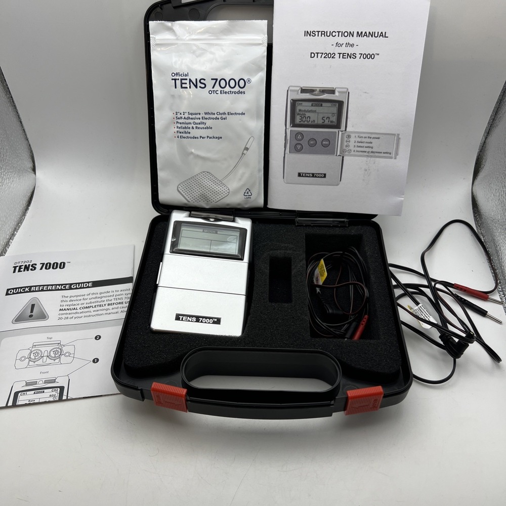 TENS 7000 Digital TENS Unit with Accessories - Muscle Stimulator